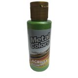 Tinta Acrílica Metal Colors Verde Musgo 513 - Acrilex - 60ml