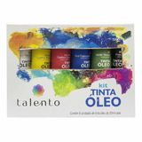 Tinta Oleo Talento Com 6 Cores 20ml