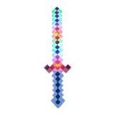 Brinquedo Espada Pixel Minecraft 58cm Som E Luz - Azul Nº26