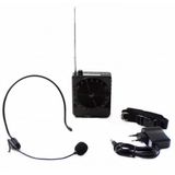 Megafone Amplificador Voz Microfone Professor Radio Fm Usb