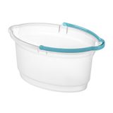 Balde Oval De Plástico Sanremo 14l Cristal