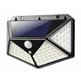 Refletor Solar Parede 100 Led C/ Sensor - 20w, 600lm