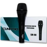 Microfone Profissional De Mão Soundvoice Sm90 Com Fio Bag