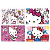 Kit 4 Peças Jogo Americano Infantil Hello Kitty Disney Gedex