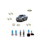 Kit Lâmpadas Super Branca + Led Farol S10 12-14 Tech One