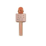 Microfone Karaoke Superstar Bluetooth 6w Rose Mk101 Oex