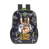 Mochila Escolar De Costas Menino Video Game Gamer Gare King