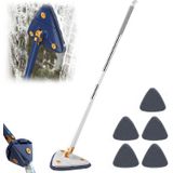 Mop Triangular Retrátil Giratório 360graus Mop Limpeza Alça