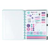 Caderno Inteligente Grande- All Aquamarine- 80fls