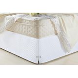 Saia Para Cama Box King Size Veneza Branco