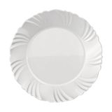 12 Prato Raso Opaline Pétala 25,5cm Redondo Duralex Vidro