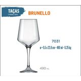 06 Taças Brunello 490ml - Vinho Tinto Rosé Branco Água