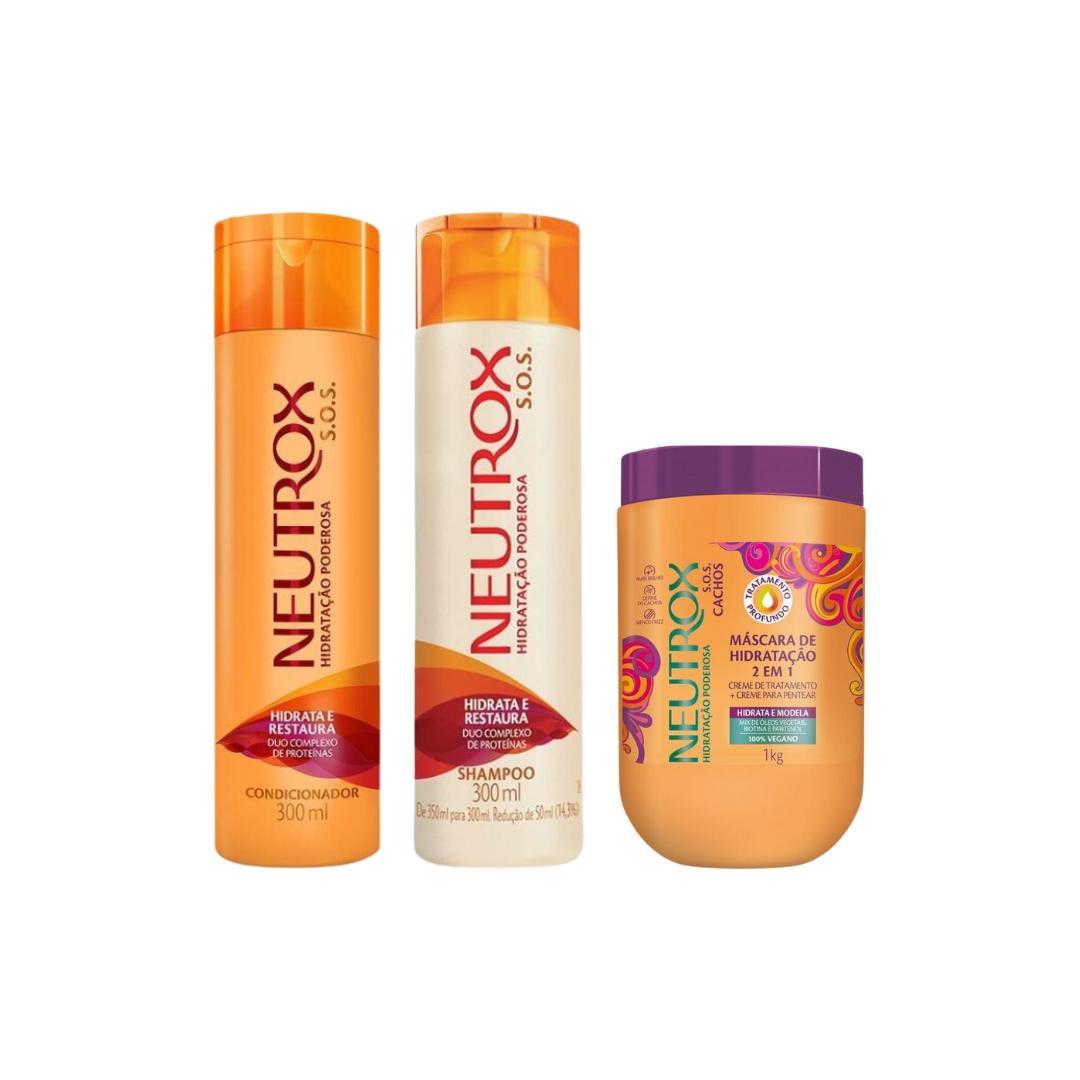 Kit Neutrox Sos Shampoo + Condicionador + Mascara - Carrefour