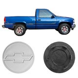 Calota Centro Tampa De Roda Chevrolet Silverado 63mm Prata