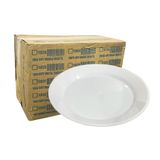 Prato Acrílico Branco 15cm - 200 Unidades - Elite