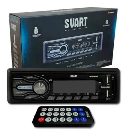 Rádio Automotivo 1din Svart Techone Mp3 2 Usb Fm Bluetooth