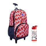 Mochila Bolsa Universitária E Escolar Rodinhas Estampada