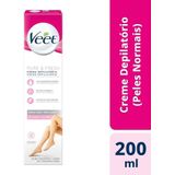 Creme Depilatorio Veet Pure&amp;fresh Peles Normais - Veet 200ml