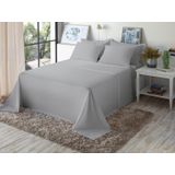 Jogo De Cama Queen Size Liso 180 Fios Fiori