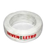 Fios Elétricos Antichamas Flexível 1,5 Mm-100 Metros Branco.