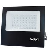 Refletor Avant Led, 100w, Slim 6,5k, 7500 Lumens, Preto