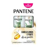 Kit Shampoo 400ml + Condicionador 175ml Pantene Bambu Nutre E Cresce