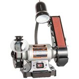 Moto-esmeril + Lixadeira De Cinta Hobby 250w Rebolo  150mm Cinta 50x686mm, 2.950 Rpm (220v-mono)