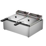 Fritadeira Eletrica 2 Cubas Frce-10 10l 220v - Metalcubas