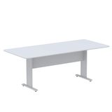 Mesa Reuniao Maxxi 75x200x94 Retangular Cinza - Pandin