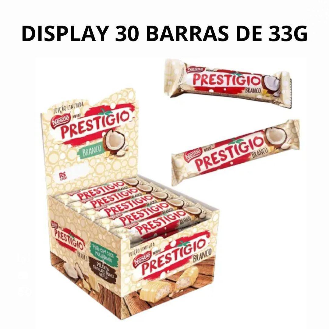 Chocolate Prestigio Branco Nestlé Display 30 Barrinhas De33g