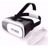 Óculos Vr Box 2.0 Realidade Virtual 3d + Controle - Bluetooth