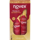 Shampoo + Condicionador Novex Recarga De Queratina 300ml