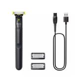 Aparador de Pelos Philips Oneblade QP1424/10 | Prova D´água, Preto, Bivolt