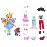 Boneca Polly Pocket Kit Cachorro E Fantasias Combinadas - Mattel Mattel