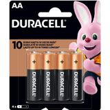 Pilha Alcalina Aa Duracell Com 4 Unidades Duracell