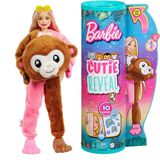 Boneca Barbie Cutie Reveal - Macaco - Mattel Mattel