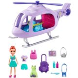 Mini Boneca Com Veículo Polly Pocket - Helicóptero De Aventuras - Mattel - Mattel