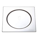 Grelha com Fecho Pressão Quadrada Inox 15cmx15cmx6cm Meber Metais Cromado