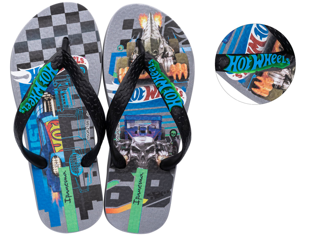 Chinelo Infantil Hot Wheels Tyre 28009