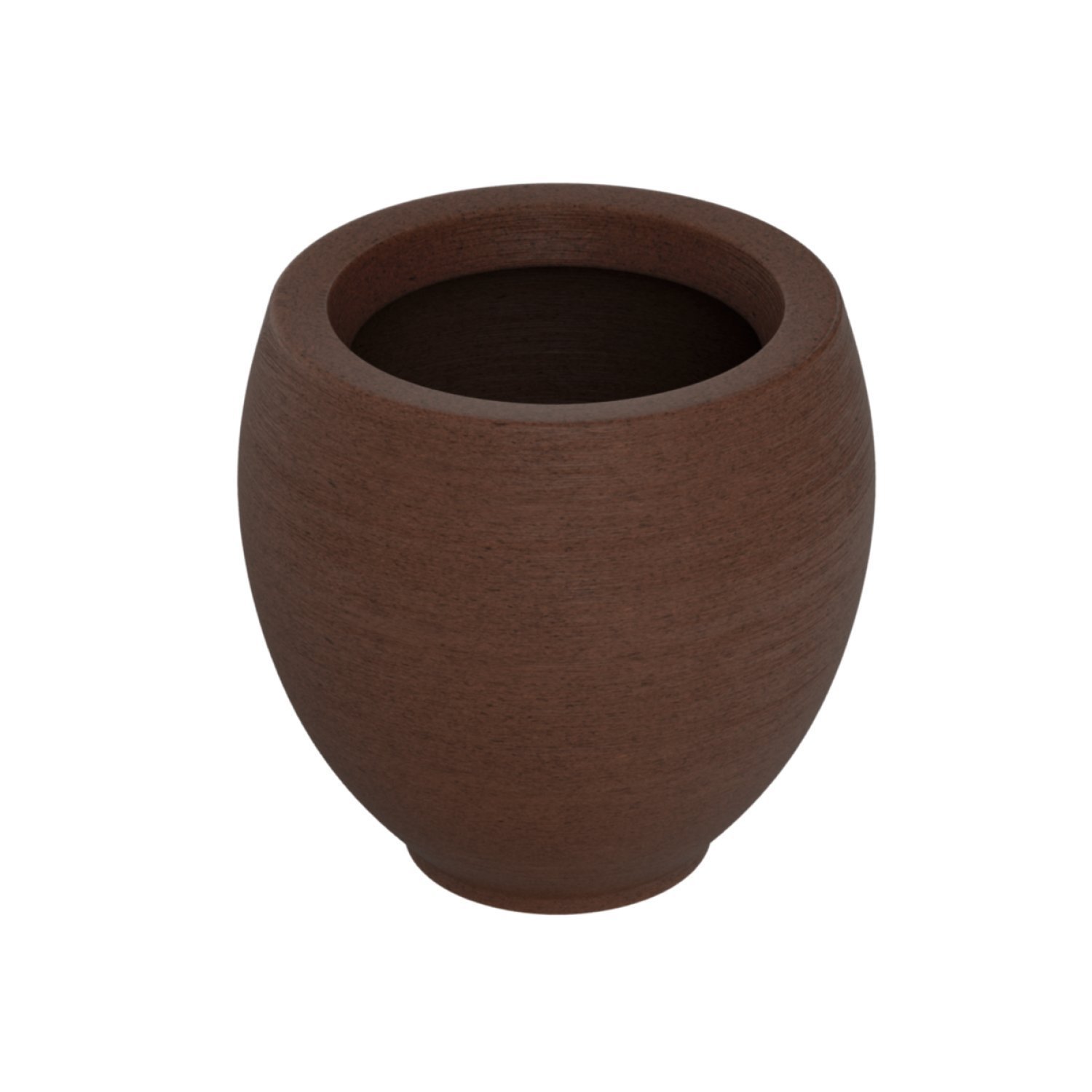 Vaso Oval 30x32cm Polietileno Sem Prato Fibrarte