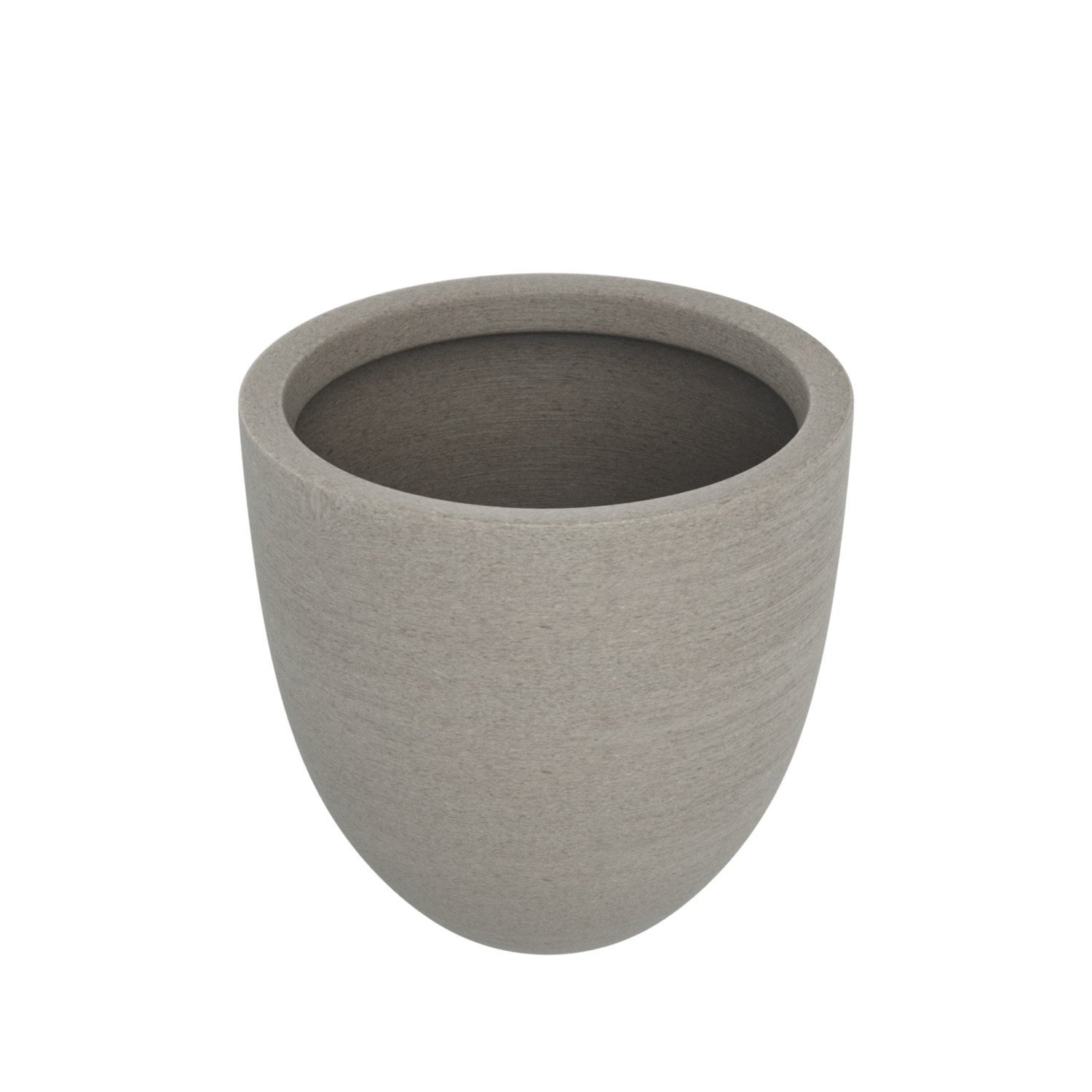 Vaso Cônico 40x45cm Polietileno Sem Prato Fibrarte Lux Telhas