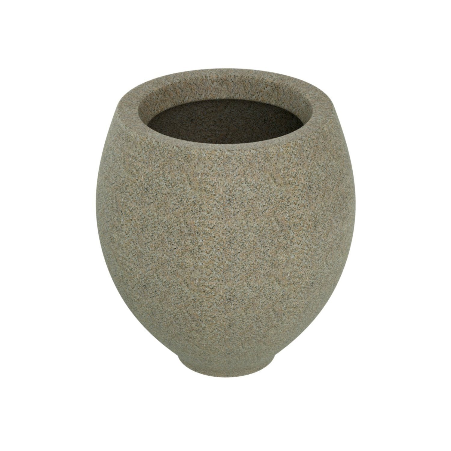 Vaso Oval 62x45cm Polietileno Sem Prato Fibrarte Lux Telhas