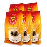 Café Três Corações Tradicional Moído Kit 5 Pacotes 250g