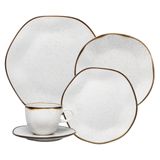 Kit Aparelho Jogo De Jantar Para 4 Pessoas 20pçs Porcelana