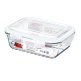 Pote Vidro Hermético Marmita Tampa Plástico 640ml