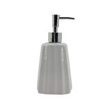 Saboneteira Liquida De Cerâmica Modelagem Lavabo Branco Luxo