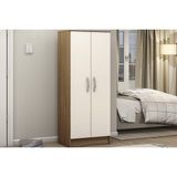 Armário Multiuso Lavanderia Viena C/ 2 Portas - Amendola/off White - Demóbile