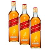 Whisky Johnnie Walker Red Label 1L 3 Unidades