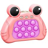 Pop It Mini Game Luzes Som Interativo Fidget Sapinho Criança 4 Modos Anti Estresse Relaxante
