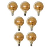 Lampada Led Multifilamento 30w Vintage Kit 7 Unidades Bivolt 380lm Iluminaçao Retro Decoraçao Casa